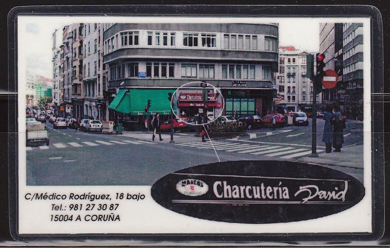 z vendido Calendario Bolsillo Plastificado Charcuteria David 2001 Pocket Calendar Kalender Calendrier Kalendar